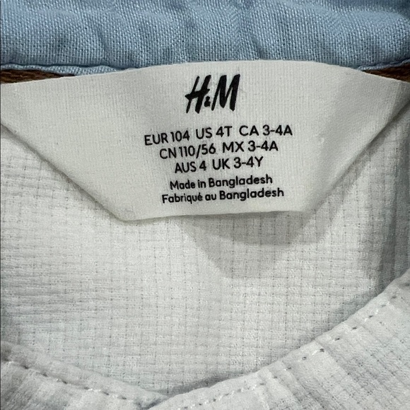 H&M White Button Down Kids Shirt - Picture 10 of 10
